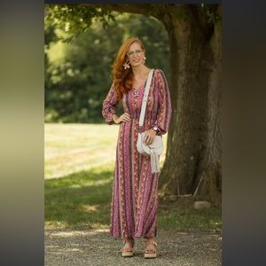 Soft Surroundings Esperanza Boho Maxi Dress